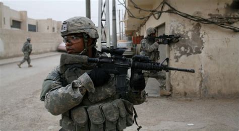 American Soldiers Fighting
