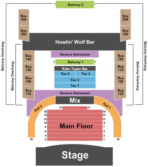 House Of Blues Orlando Seating Chart Elcho Table
