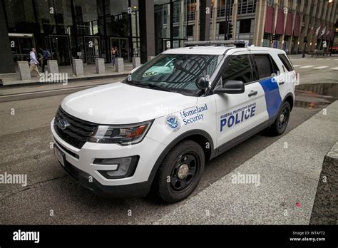 Federal Protective Service Police Suv Vehicle Part Of The Department Of