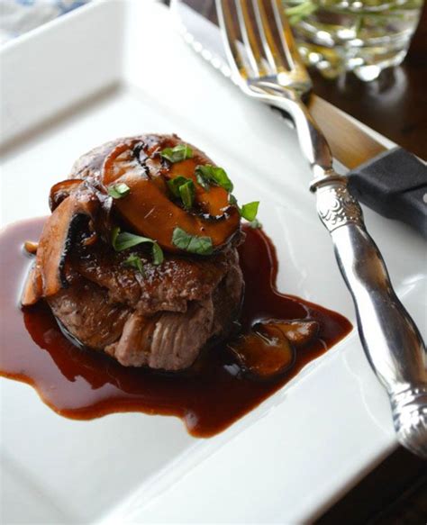 Remove beef from oven, and top with sauce. Beef Tenderloin Medallions with Madeira Wine Pan Sauce ...