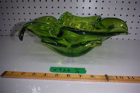 green art glass schmalz auctions