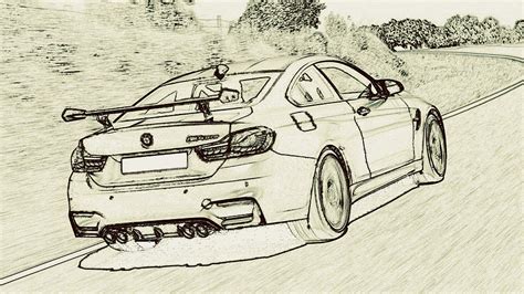 Add to favorites quick view gift for car lovers bmw all m3 / m4 generations handmade artwork print on high quality photo paper / gifts for him / car art / car sketch. Bmw M4 Gts Drawing