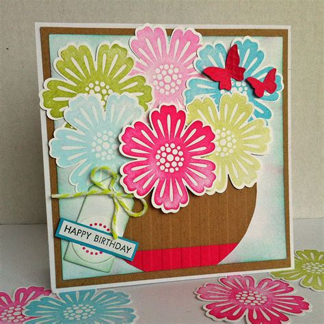 Happy Birthday Stampin Up Stamp Set Mixed Bunch Stampin Up