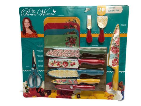 We did not find results for: PIONEER WOMAN Vintage Floral Knife 20 Set with Cutting ...