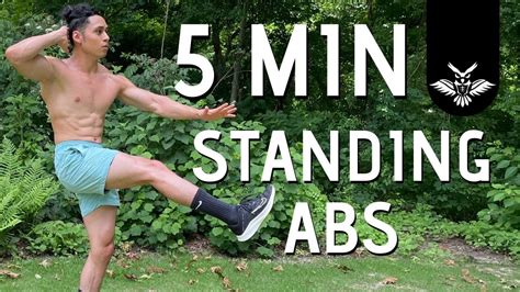 Standing Abs Workout No Jumping For Beginners Youtube