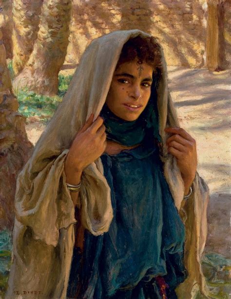 Étienne Dinet Jeune Fille De Bou Saâda Arte De París Arte Arabe Museo Nacional De Arte