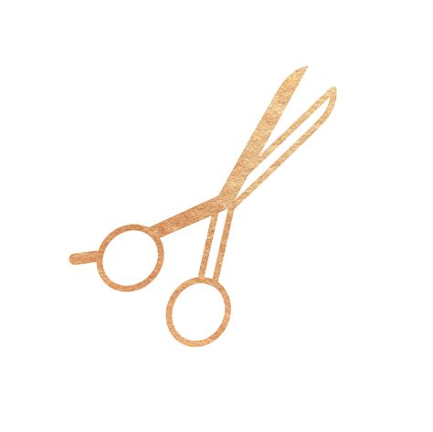 Gold Scissors Logo Png Img Badru