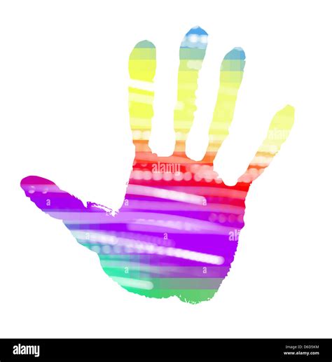 Handprint Shape Hi Res Stock Photography And Images Alamy