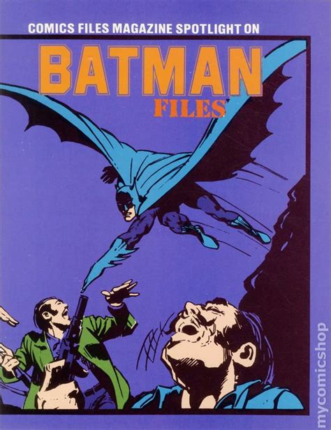 Comics Files Magazine Spotlight On Batman Files Sc 1986 Heroes