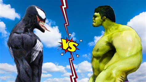 Venom Vs Hulk Süper Kahramanlar Savaşı Epic Battle Youtube