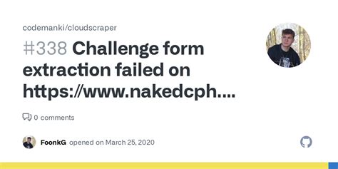 Challenge Form Extraction Failed On Https Nakedcph Com En Auth My Xxx