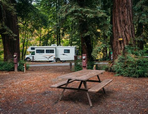 Santa Cruz Redwoods Rv Resort Campsite California Wanderland