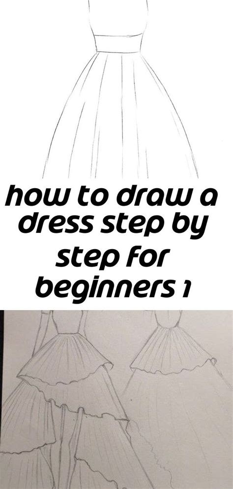 How To Draw A Dress Step By Step For Beginners 1 Dress Drawing