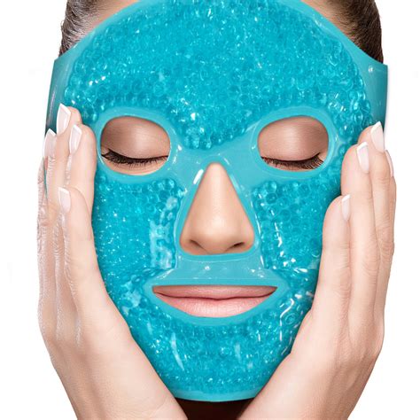 Buy Wellbeing Within Plastic Reusable Anti Stress Cooling Gel Face Mask