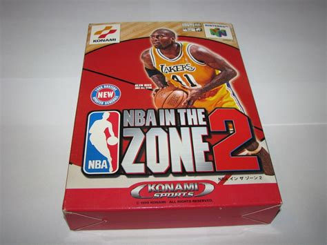 Nba In The Zone 2 99 Nintendo 64 N64 Japan Import Boxed No Manual Us