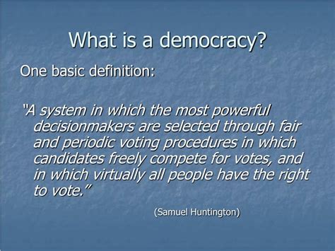Ppt Democracy Part I Powerpoint Presentation Free Download Id3889398