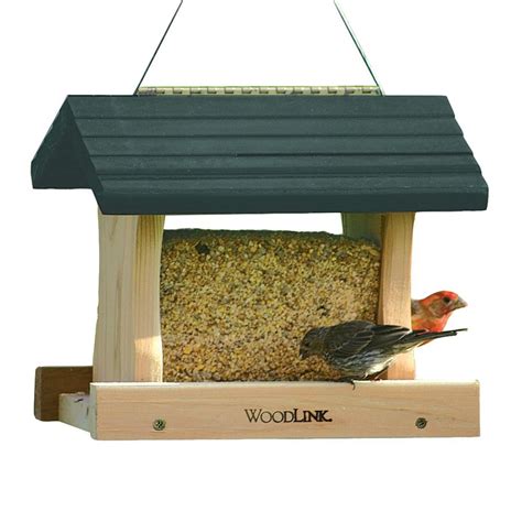 Shop Woodlink Cedar Hopper Bird Feeder At