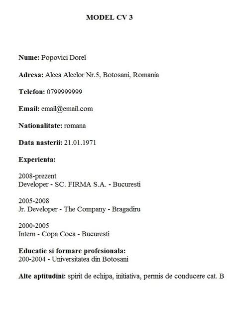 Model cv europass romana download. Cool Europass Cv Template Romana Picture