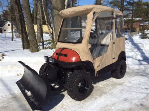 Snow Plow 4wd 48v New Used And Custom Golf Carts