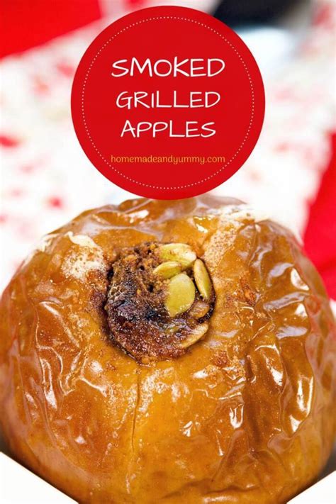 Smoked Grilled Apples Easy Dessert Recipe Homemade And Yummy