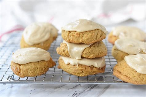 Pumpkin Cookies Recipe From Your Homebased Mom Maple Frosting