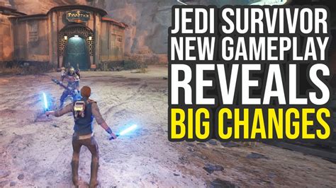 Star Wars Jedi Survivor Gameplay Reveals Big Changes Star Wars Jedi