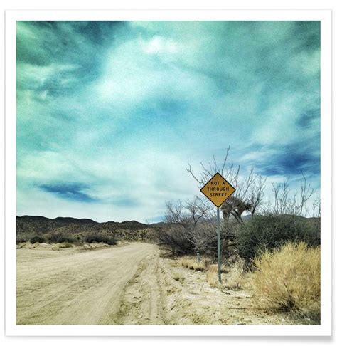 Desert Road Poster Juniqe