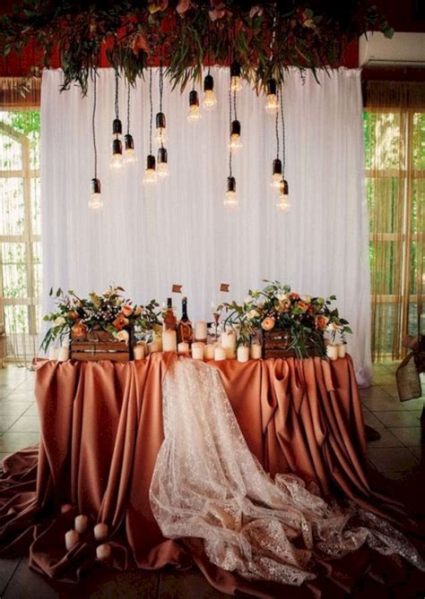 Creative string light ideas for a romantic wedding reception.imagine life without lights. Simple Wedding Backdrop Ideas 8 - OOSILE