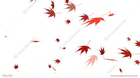 Hd Loopable Falling Autumn Leaves Animation Stock Animation 986698