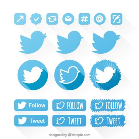 Twitter Icon Vector Free 87305 Free Icons Library