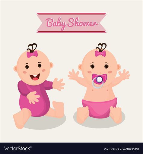 Baby Boy Cartoon Of Baby Shower Concept Royalty Free Vector