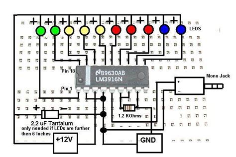 Schematic circuits > uaa180 12 led vu meter. audio stereo circuit Page 8 : Audio Circuits :: Next.gr