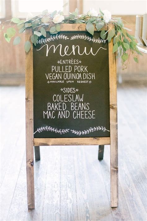 20 Chic Rustic Chalkboard Wedding Sign Ideas