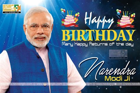 Narendra Modi Birthday Wishes And Greetings Hd Images Naveengfx