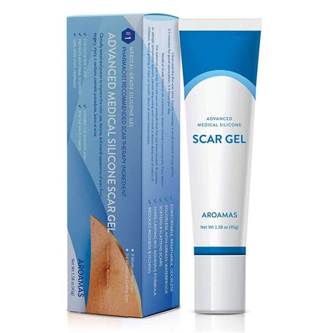Aroamas Advanced Scar Gel Medical Grade Silicone For Face Body