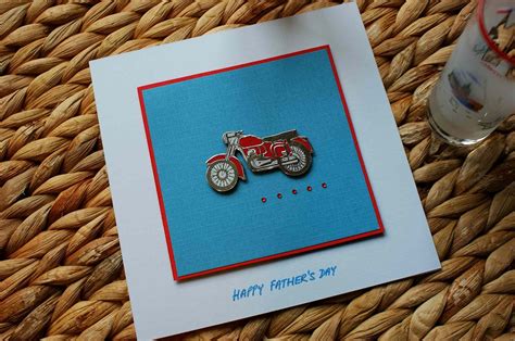 This video tutorial shows how to make birthday cards for dad, father's day or smoething similar.publishing : Craft Magic: Handmade "Happy Father's Day" Card - Motorbike