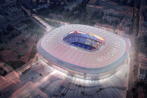 Barcelona Stadium News Stunning Images Of New 105000 Capacity Camp