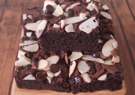 Resep Fudgy Brownies Choco Almond Tips Agar Shiny Crush Keluar Oleh