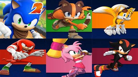 Sonic Dash 2 Sonic Vs Sticks Vs Tails Vs Knuckles Vs Amy Vs Shadow