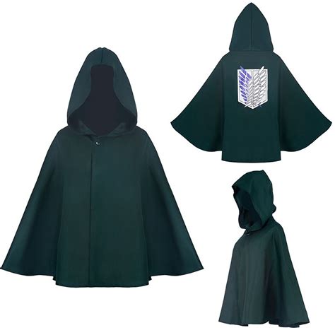 On Attack Anime Titan Cloak Cosplay Legion Wings Of Liberty Ackerman