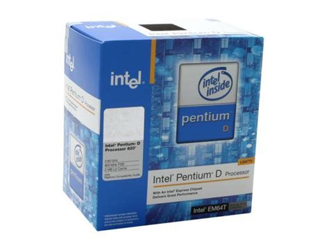 Intel Pentium D 820 Smithfield Dual Core 28 Ghz Lga 775 95w