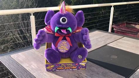 One Eyed Horned Purple People Eater Singing Plush Toy Dandee Sheb