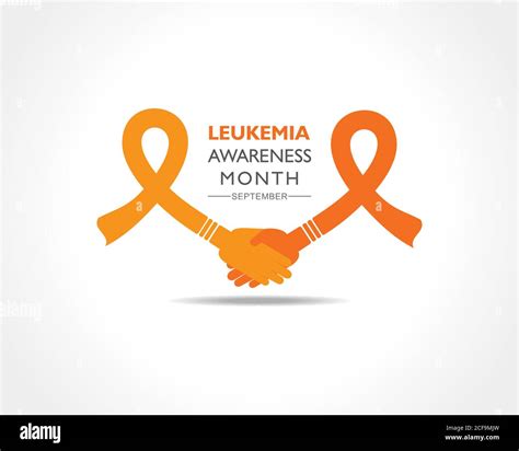 Vector Illustration Of Leukemia Awareness Month With Orange Colored