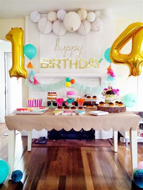 Pin By Cricut Diy Crafts And Home On Party 14th Birthday Party Ideas Double Birthday