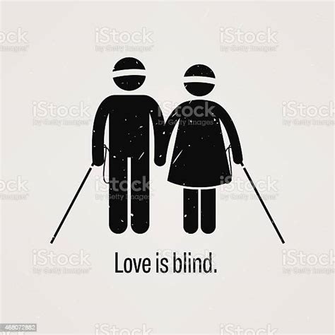 Love Is Blind Stock Illustration Download Image Now Boyfriend