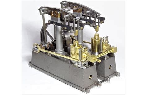 Live Steam Twin Cylinder Beam Model Steam Engine Fully Machined Kit