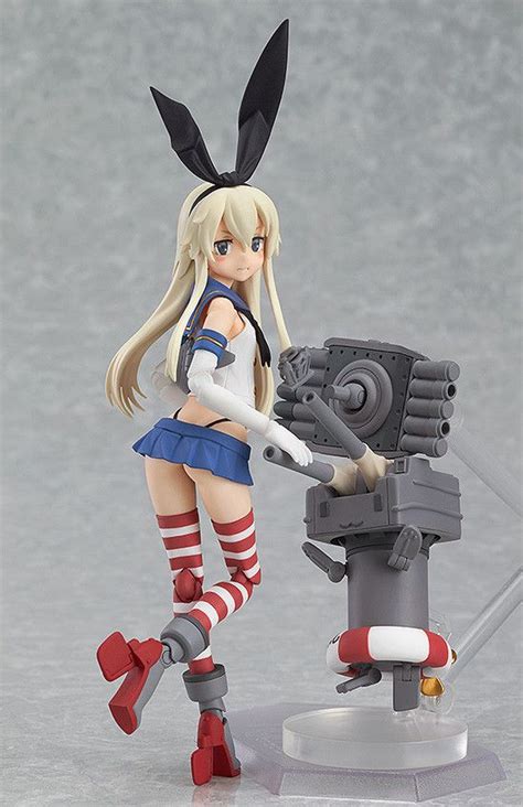 Max Factory Figma 214 Kantai Collection Shimakaze Action Figure Size Appox 15 Cm Tall Material