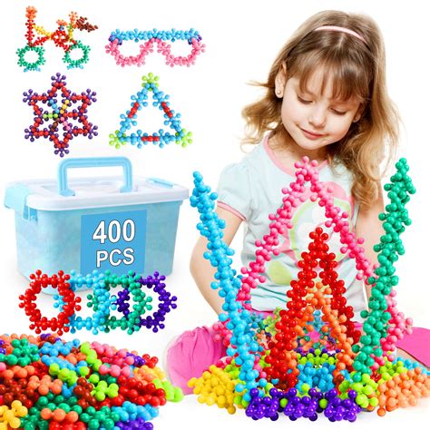 Buy 400pcs Building Toys Stem Interlocking Blocks Kids Plastic