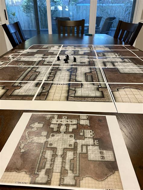 Axeholm Map Used For Crypt Of Dwarf King Show Off Painting Reaper