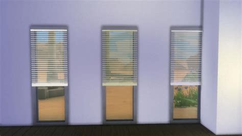 Horizontal Curtain Blinds By Adonispluto At Mod The Sims Sims 4 Updates
